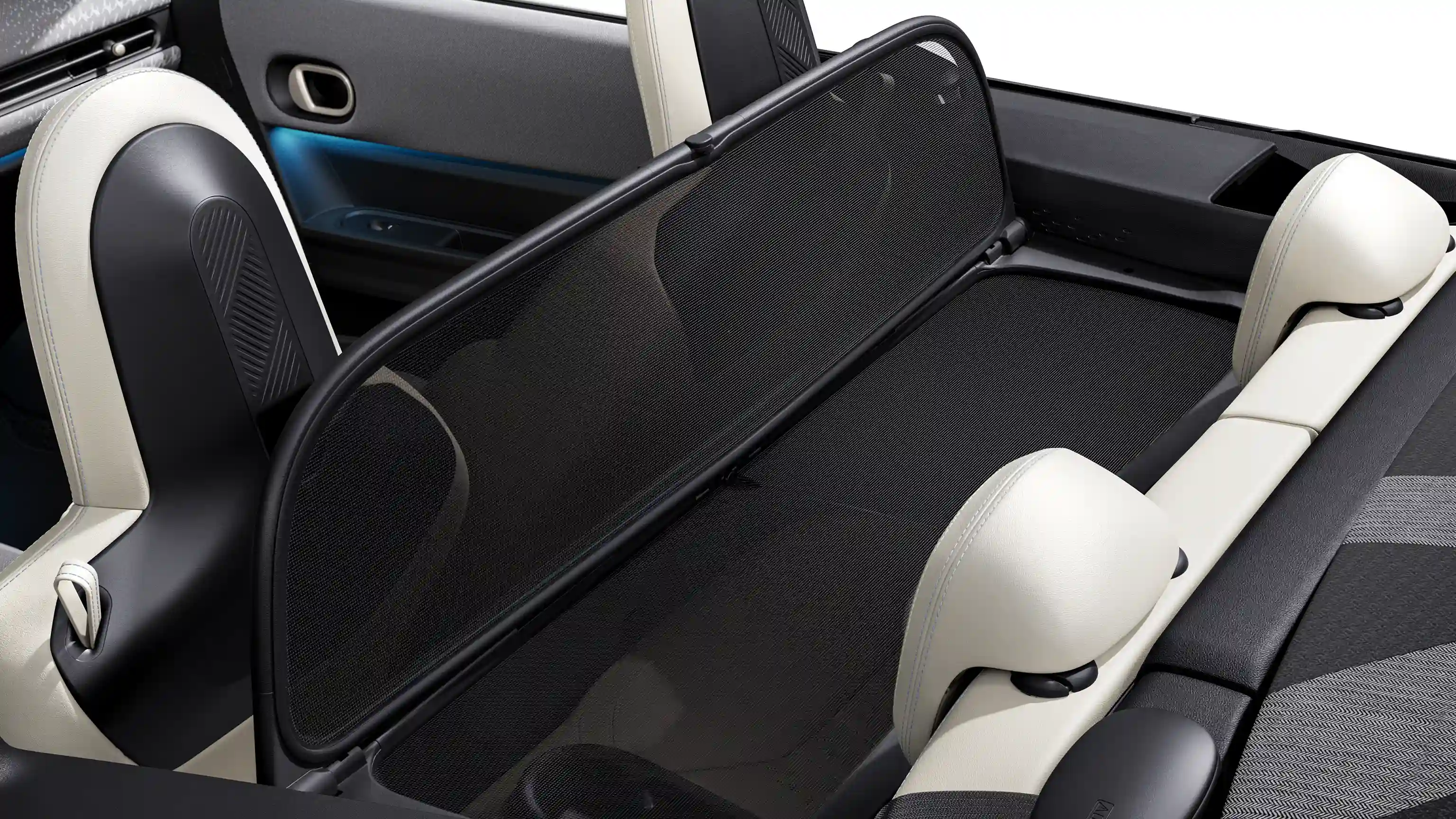 MINI Cooper Cabrio - experiencia de conducción - parabrisas y deflector de viento